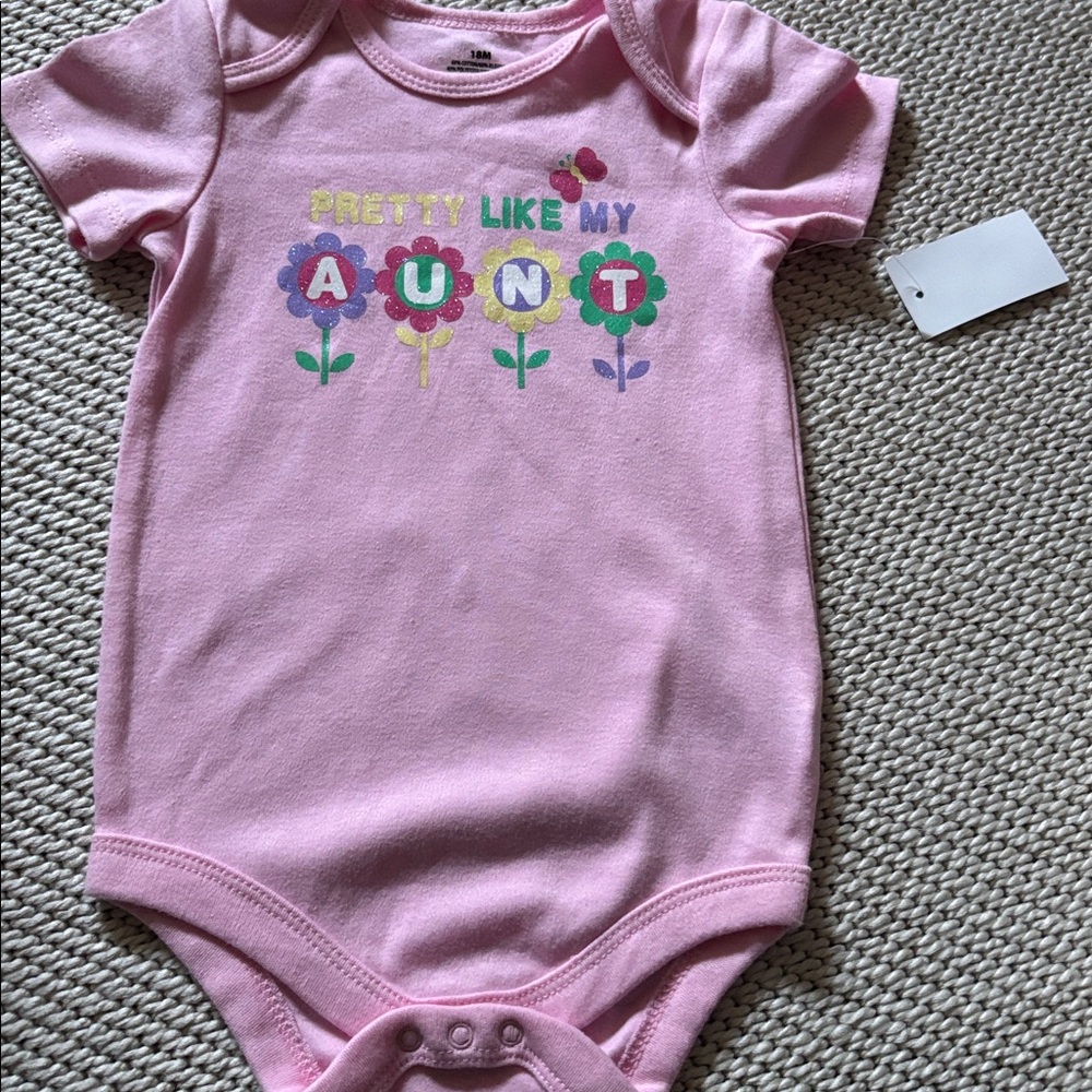 Bodysuit infant size 18 months new 60% cotton 40% polyester snaps
